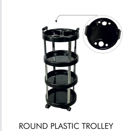 Round Plastic Trolley